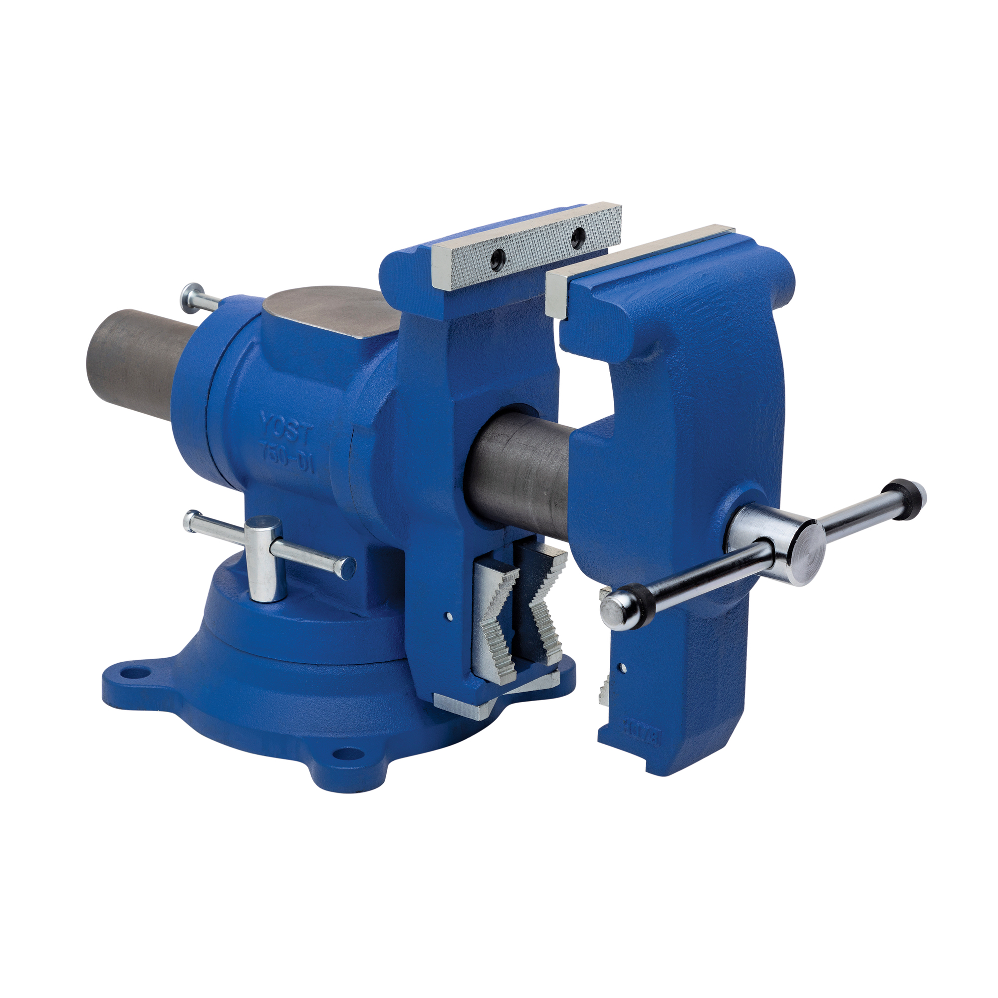 Yost Vises, 5in. Multi Jaw Vise, Jaw Width 5 in, Jaw Capacity 5 in, Material Ductile Iron, Model# 750-DI